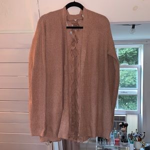 Maurices Pink Cardigan
